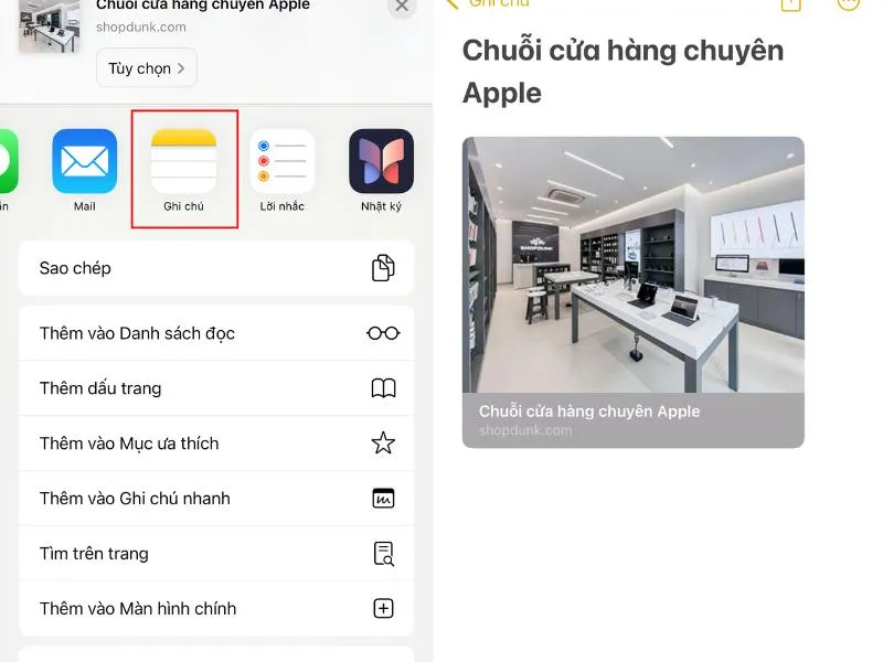 Ghi chú nhanh với hình ảnh chụp bất kỳ lúc nào